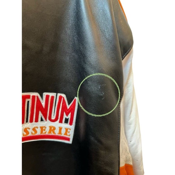 Vintage JH Design Boston Market Leather Jacket XXL Premier Edition USA Promo HTF - Picture 9 of 16